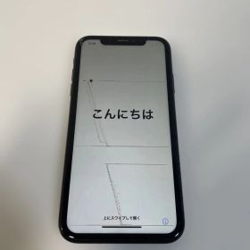 Apple iPhone XR ブラック 画面ひびあり