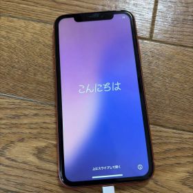iPhone XR 64GB コーラル SIMフリー 本体｜ケース付き｜初期化済