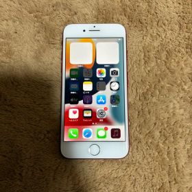 Iphone 7 Red 128GB SIMフリーバッテリー83％良品