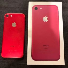 Apple iPhone 7 レッド 本体 SiMフリー