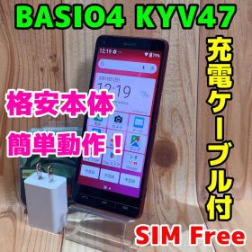 SIMフリー 本体 BASIO 4 KYV47 32 GB 038J レッド