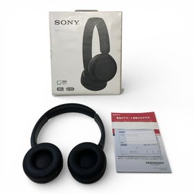 ● ソニー SONY ワイヤレスヘッドホン WH-CH520 ブラック Bluetooth対応 720-3660(ヘッドフォン/イヤフォン)