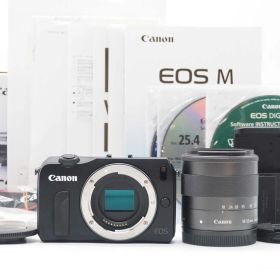 キャノン Canon EOS M Digital Camera Black 18-55mm Lens 元箱 [新品同様] #Z5910A