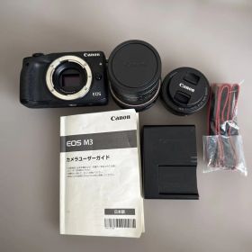 Canon EOS M3 ズームレンズ+単焦点レンズ ダブルレンズキット