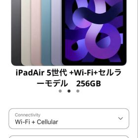 【美品】iPad Air 第5世代 256GB Wi-Fi + Cellular