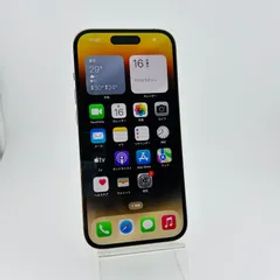バッテリー良好 iPhone 14 Pro 256GB ゴールド SIMフリー(simロック解除済) 中古 本体 動作確認済 【最短送料無料】X-1333