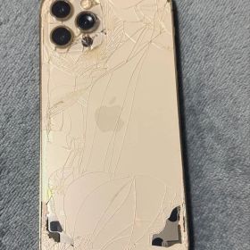 iPhone 12 Pro 256GB ゴールド 画面背面ヒビあり 値下げ交渉可