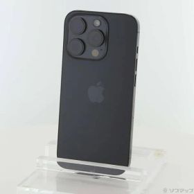 ソフマップ 〔中古品〕 iPhone15 Pro 256GB ブラックチタニウム MTUC3J／A SIMフリー【305】