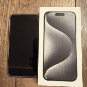 Apple iPhone 15 Pro ホワイトチタニウム1Tアメリカで購入