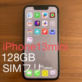 iPhone13mini 128GB ブラック SIMフリー バッテリー84%(スマートフォン本体)
