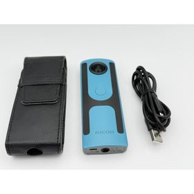リコー(RICOH)のRICOH THETA SC ブルー オマケ付 リコー シータ 360度カメラ(コンパクトデジタルカメラ)