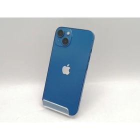 【中古】Apple docomo 【SIMフリー】 iPhone 13 256GB ブルー MLNM3J/A【高崎モントレー】保証期間1ヶ月【ランクC】