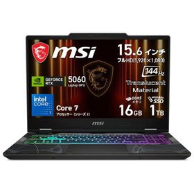 MSI ゲーミングノートパソコン Cyborg 15 B2RW(15.6型/ Windows 11 Home/ Core 7 240H/ メモリ 16GB/ SSD 1TB) Cyborg-15-B2RWFKG-7851JP 返品種別A