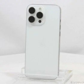 【中古】Apple(アップル) iPhone16 Pro Max 256GB ホワイトチタニウム MYWH3J／A SIMフリー 【344-ud】