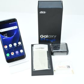 【液晶美品】au SIMフリー Galaxy S7 edge SCV33 ブラックオニキス