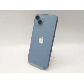 【中古】Apple 国内版 【SIMフリー】 iPhone 14 Plus 128GB ブルー MQ4H3J/A【博多】保証期間1ヶ月【ランクB】