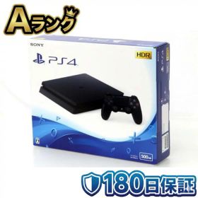 【中古】 SONY ソニー PlayStation 4 ジェット・ブラック 500GB CUH-2200AB01 PS4 プレステ4 ぷれすて4 プレイステーション4 本体 厳格検品クリア 高品質 薄型 スリムモデル 人気 ゲーム機 おすすめ おうち時間 プレゼント 送料無料 迅速配送 翌日配送 整備済み品 180日保証