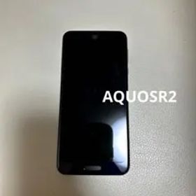AQUOS R2ブラック 中古品 ケータイ本体 美品