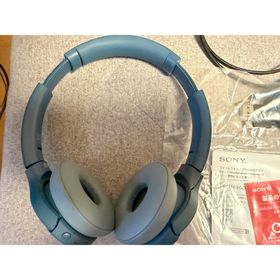 ソニー(SONY)のSONY ワイヤレスステレオヘッドセットWH-H810（ブルー）中古 おまけ付き(ヘッドフォン/イヤフォン)