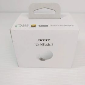 【中古品】SONY LinkBuds S ワイヤレスノイズキャンセリングステレオヘッドセット ホワイト WF-LS900N 〇YR-54563〇