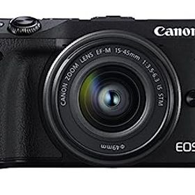 【中古】（非常に良い）Canon ミラーレス一眼カメラ EOS M3 レンズキット(ブラック) EF-M15-45mm F3.5-6.3 IS STM 付属 EOSM3BK-1545ISSTMLK