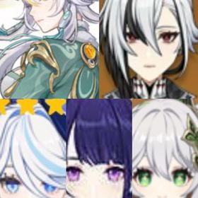 (原神）Asia★5×5 兹白➕フリーナ➕アルレッキーノ➕ナヒーダ➕雷電將軍