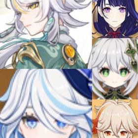 (原神）Asia★5×5 兹白➕フリーナ➕ 楓原万葉➕ナヒーダ➕雷電將軍