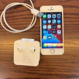 Apple iPhone SE ゴールド 本体+充電ケーブル+イヤホン