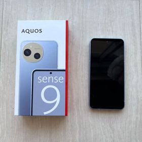 シャープ(SHARP)の【ほぼ新品】AQUOS sense9 SHARP 128GB ブルー(スマートフォン本体)