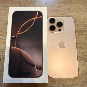 極美品iPhone16PRO Apple 128GB SIMフリー フィルム付き