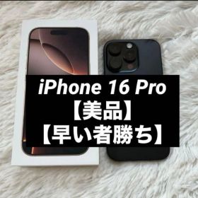 【2/20販売終了】iPhone 16 Pro 256GB 【すぐ発送】