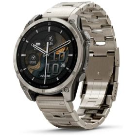 GARMIN｜ガーミン fenix 8（フェニックス 8）Sapphire AMOLED 47mm GPSスマートウォッチ Ti / Metal Band 010-02904-47【Suica対応】