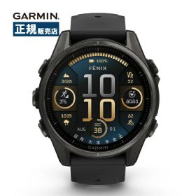 Garmin ガーミン fenix8 Sapphire AMOLED 43mm フェニックス アモレッド 010-02903-27 スマートウォッチ メンズ レディース フラッシュライト Suica対応 GPS AMOLED 防水 通話機能 音楽保存可能