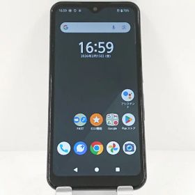 arrows We FCG01 au ブラック 送料無料 本体 c17132 【中古】