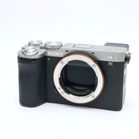 【中古】 《良品》 SONY α7C II ボディ ILCE-7CM2 S シルバー 【カードスロットモルトファインダーカバー部品交換/各部点検済】 [ デジタルカメラ ]