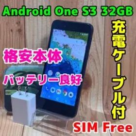 SIMフリー 本体 Android One S3 32 GB 036J ブラック
