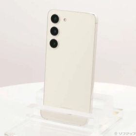 ソフマップ 〔中古品〕 Galaxy S23 256GB クリーム SCG19 au SIMフリー【377】