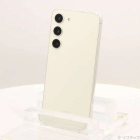 ソフマップ 〔中古品〕 Galaxy S23 256GB クリーム SCG19 au SIMフリー【377】