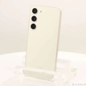 ソフマップ 〔中古品〕 Galaxy S23 256GB クリーム SCG19 au SIMフリー【269】