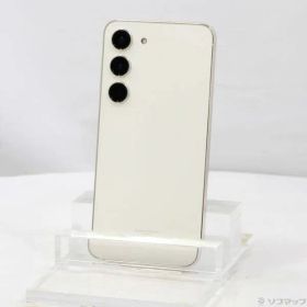 ソフマップ 〔中古品〕 Galaxy S23 256GB クリーム SCG19 au SIMフリー【368】