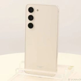 ソフマップ 〔中古品〕 Galaxy S23 256GB クリーム SCG19 au SIMフリー【349】