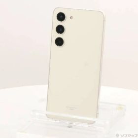 ソフマップ 〔中古品〕 Galaxy S23 256GB クリーム SCG19 au SIMフリー【258】
