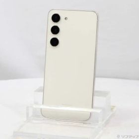 ソフマップ 〔中古品〕 Galaxy S23 256GB クリーム SCG19 au SIMフリー【269】