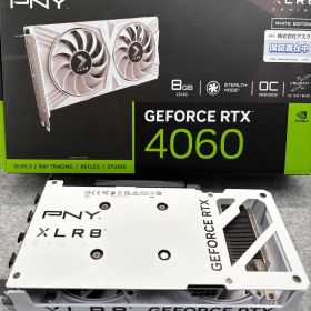 PNY GeForce RTX 4060 8GB ホワイト グラフィックボード
