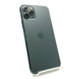 【全額返金保証】【最速発送】 iPhone 11 Pro 64GB ミッドナイトグリーン au SIMフリー 白ロム 動作確認済 73%