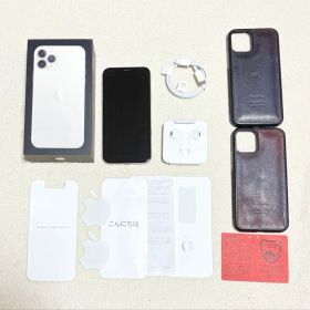 美品 iPhone11 Pro 64GB シルバー SIMフリーおまけあり
