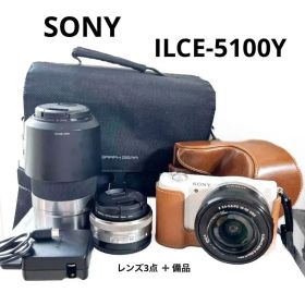 SONY α5100ミラーレスカメラ 16-50mm/ 55-210mm 単焦点