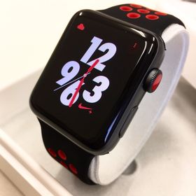 アップルウォッチ(Apple Watch)のアップルウォッチ series3 NIKE セルラー 42mm黒 Apple(その他)