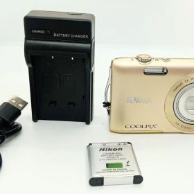 Nikon COOLPIX S3300 6X Zoom 16.0 Mp Gold