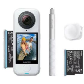 Insta360Insta360 X4 Air スターターキット【CINSAAFA-SE17】アークティックホワイトアクションカメラ[6977644767399]